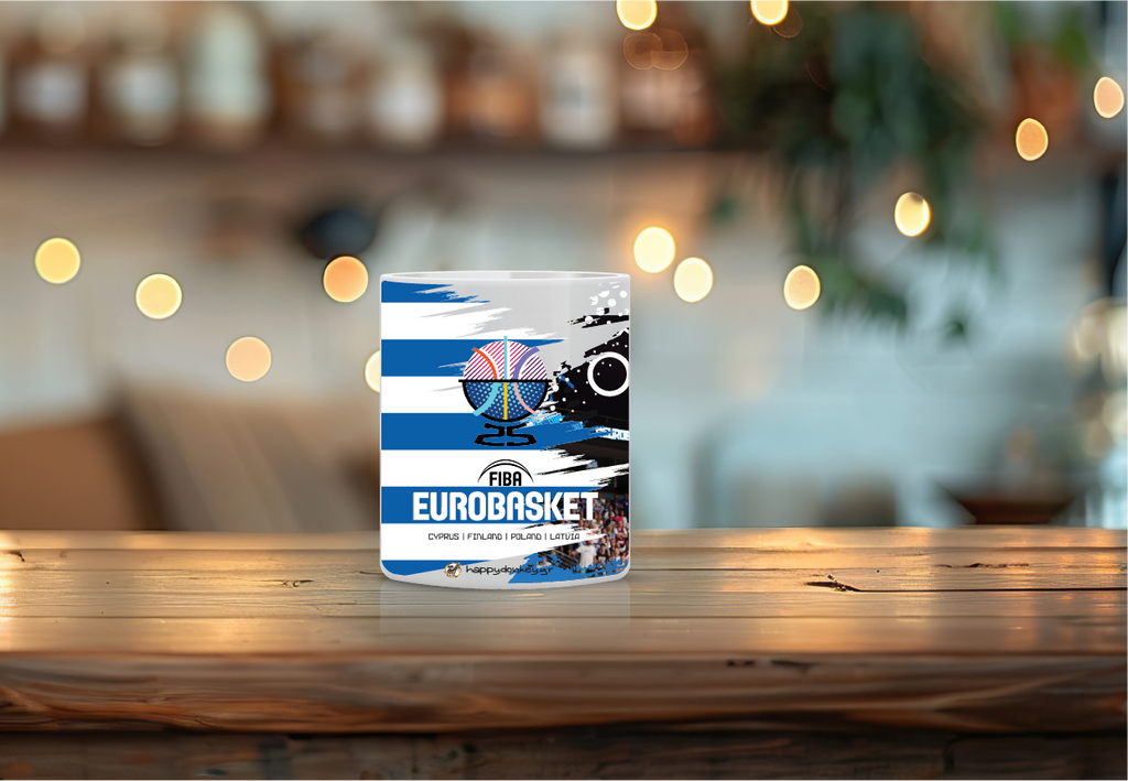 Συλλεκτική κούπα Εθνικής Ελλάδας EuroBasket 2025 με τον Γιάννη Αντετοκούνμπο (Greek Freak)