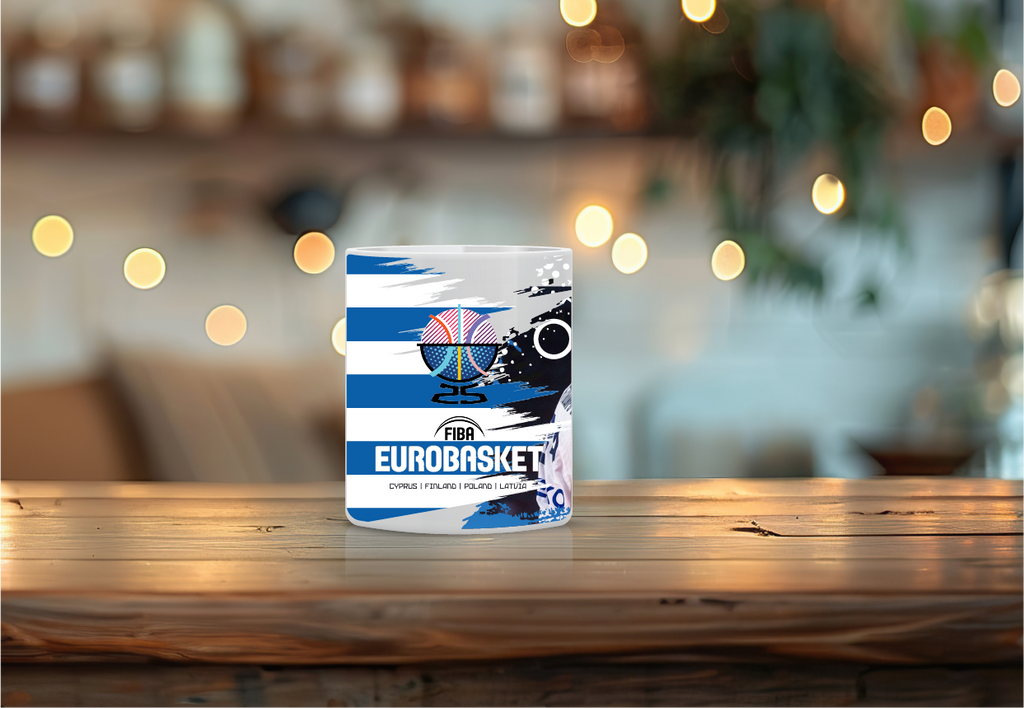Συλλεκτική κούπα Εθνικής Ελλάδας EuroBasket 2025 με τον Γιάννη Αντετοκούνμπο (Greek Freak)
