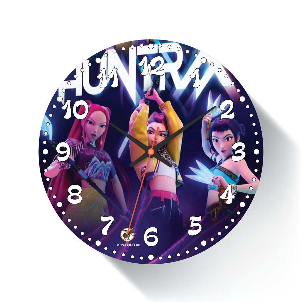 Ρολόι Τοίχου Demon Hunters Huntrix Χ1