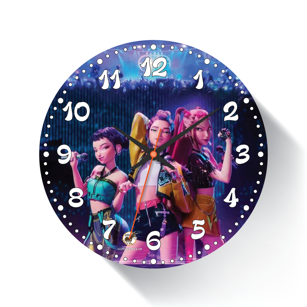 Ρολόι Τοίχου Demon Hunters Huntrix Χ2