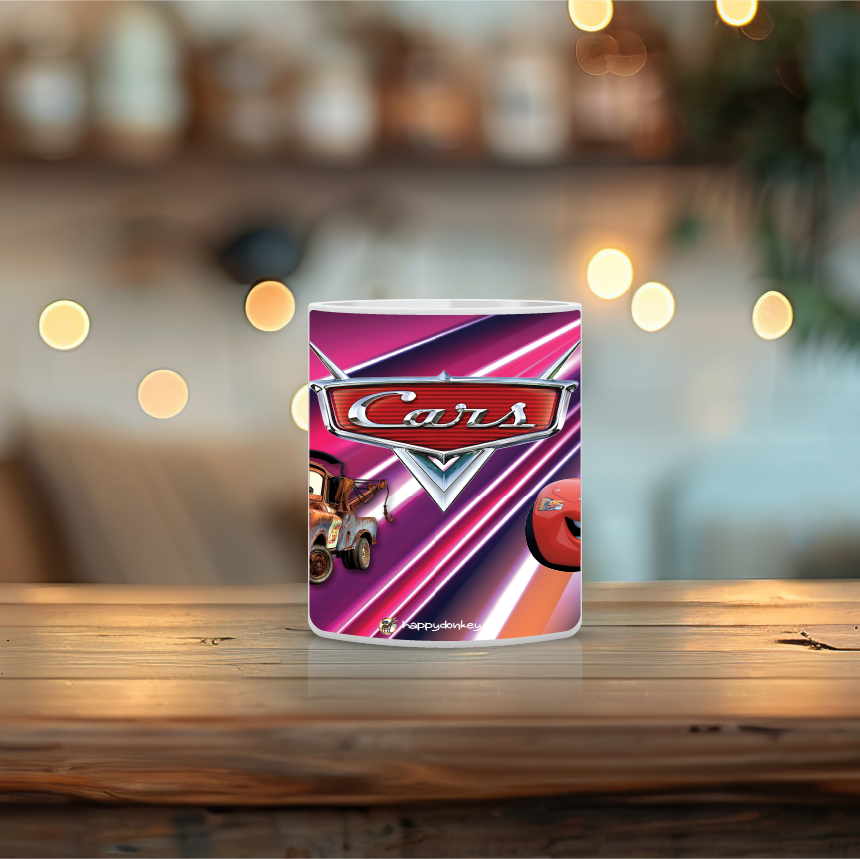 Παιδική κούπα Lightning McQueen με όνομα παιδιού – προσωποποιημένο δώρο για αγόρι