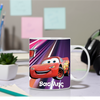 Παιδική κούπα Lightning McQueen με όνομα παιδιού – προσωποποιημένο δώρο για αγόρι