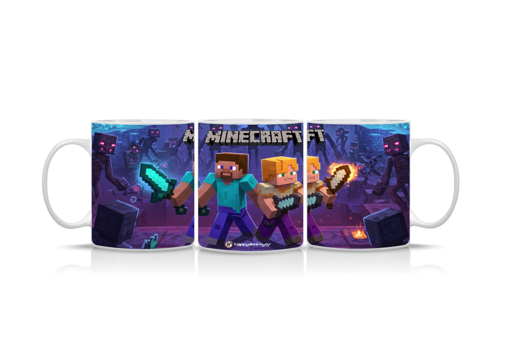 Παιδική κούπα Minecraft με όνομα παιδιού – προσωποποιημένο δώρο για αγόρι