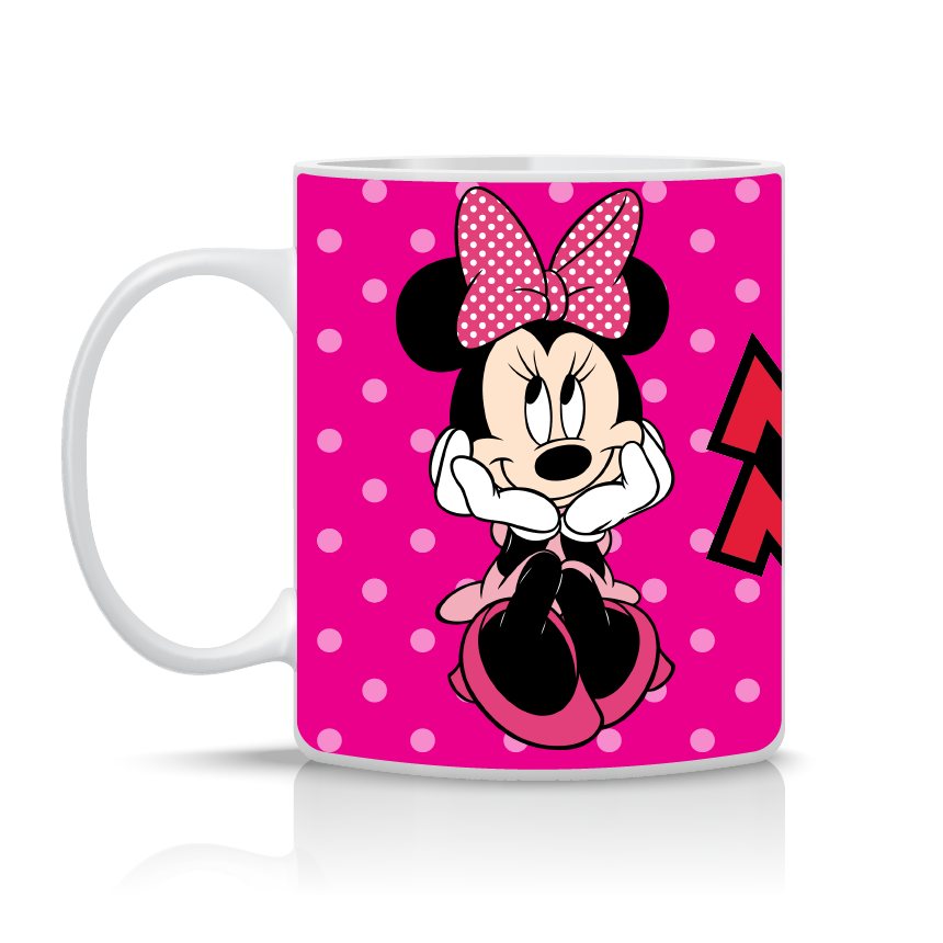Παιδική κούπα Minnie Mouse με όνομα παιδιού – προσωποποιημένο δώρο για κορίτσι