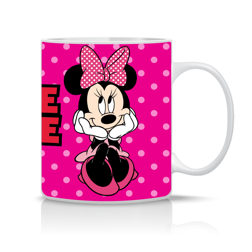 Παιδική κούπα Minnie Mouse με όνομα παιδιού – προσωποποιημένο δώρο για κορίτσι