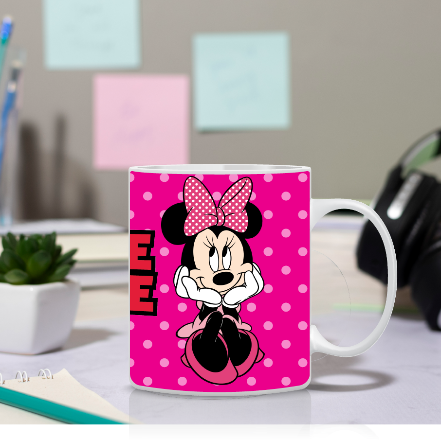 Παιδική κούπα Minnie Mouse με όνομα παιδιού – προσωποποιημένο δώρο για κορίτσι