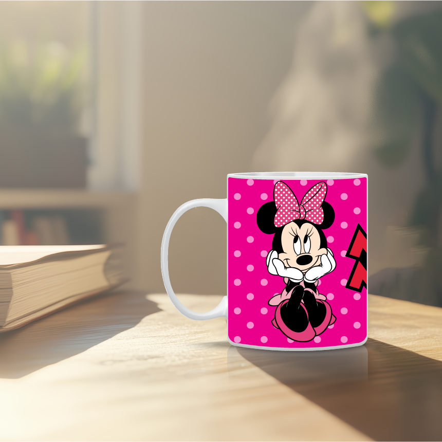 Παιδική κούπα Minnie Mouse με όνομα παιδιού – προσωποποιημένο δώρο για κορίτσι