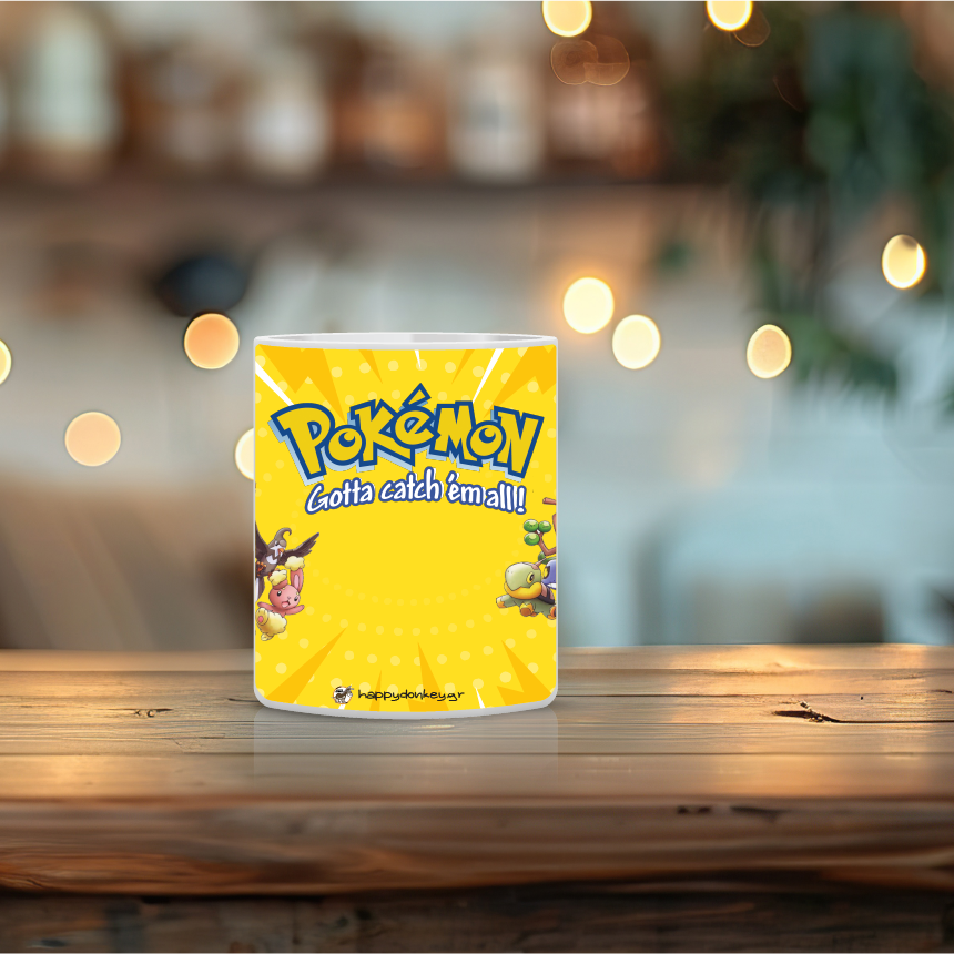 Παιδική κούπα Pokémon με όνομα παιδιού – προσωποποιημένο δώρο για παιδί