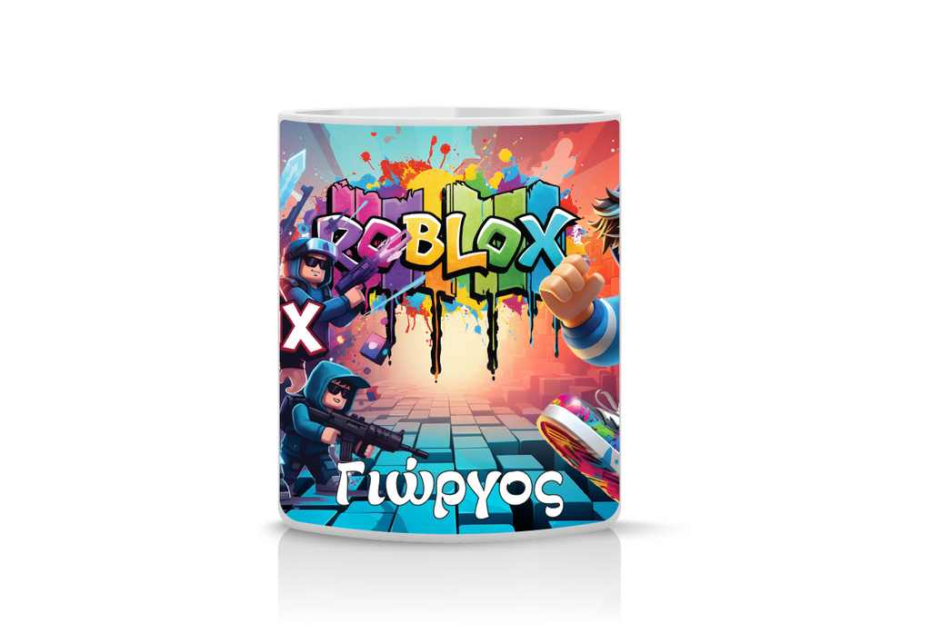 Προσωποποιημένη Κούπα Roblox R6 | Δώρο για Gamers