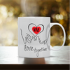 Κούπα “Love Hands” VAL-10  | Προσωποποιημένη Κούπα για Ζευγάρια