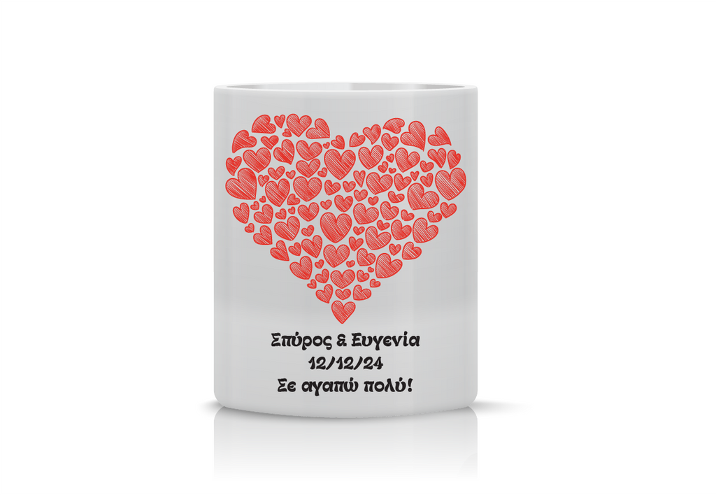 Κούπα “Love Kissesss” VAL-13  | Προσωποποιημένη Κούπα για Ζευγάρια
