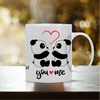 Κούπα “Panda Love” VAL-15  | Προσωποποιημένη Κούπα για Ζευγάρια