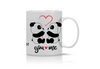Κούπα “Panda Love” VAL-15  | Προσωποποιημένη Κούπα για Ζευγάρια