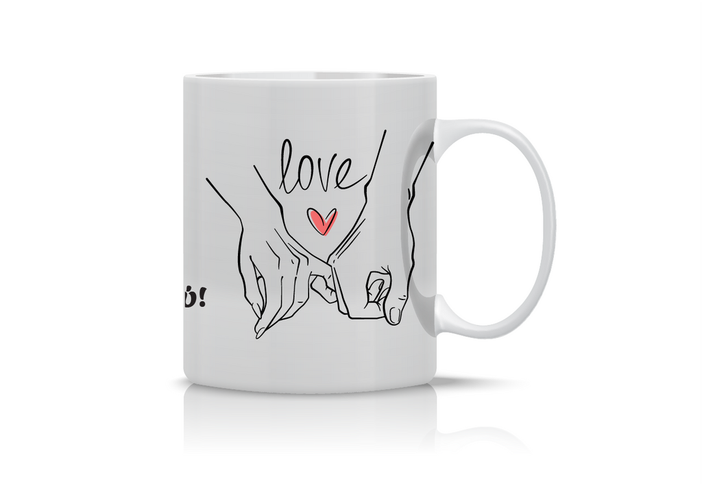 Κούπα “Hands in Love” VAL-16  | Προσωποποιημένη Κούπα για Ζευγάρια