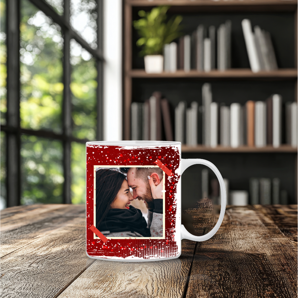 Κούπα Love Story – Προσωποποιημένη ρομαντική κούπα με φωτογραφία για ζευγάρια