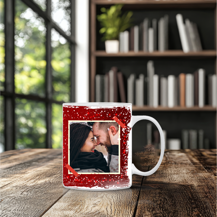 Κούπα Love Story – Προσωποποιημένη ρομαντική κούπα με φωτογραφία για ζευγάρια