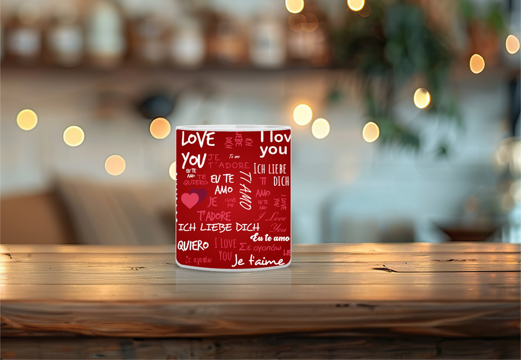Κούπα I Love You – Κούπα με τη φράση “I love you” σε πολλές γλώσσες