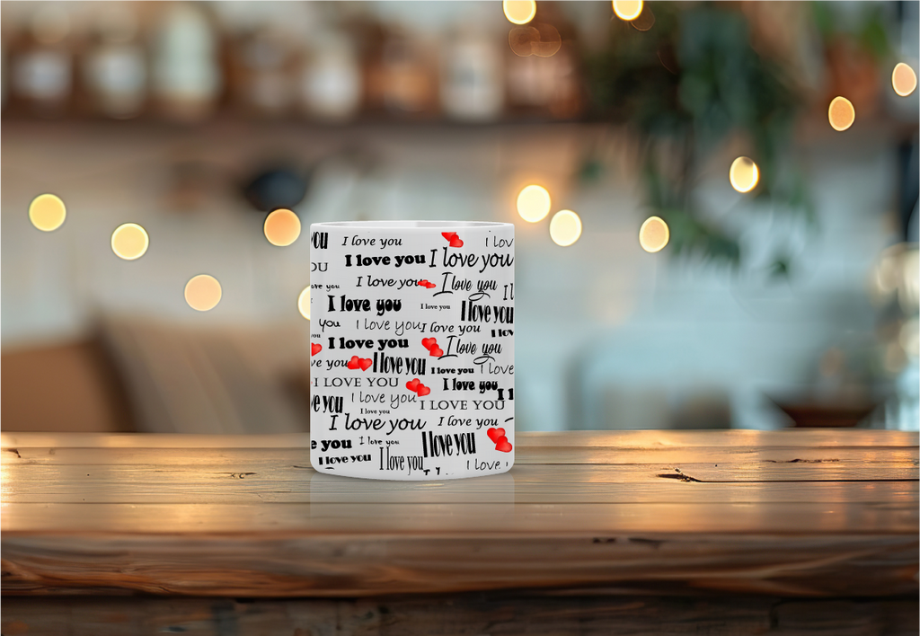 Κούπα I Love You – Ρομαντική κούπα με τη φράση “I love you”