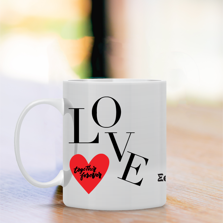 Κούπα “Love Faces” VAL-9  | Προσωποποιημένη Κούπα για Ζευγάρια