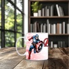 Παιδική κούπα Captain America με όνομα παιδιού – προσωποποιημένο δώρο για αγόρι