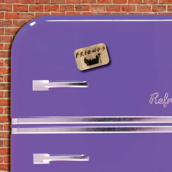 Ξύλινο Μαγνητάκι Friends "Friends Couch " FR13