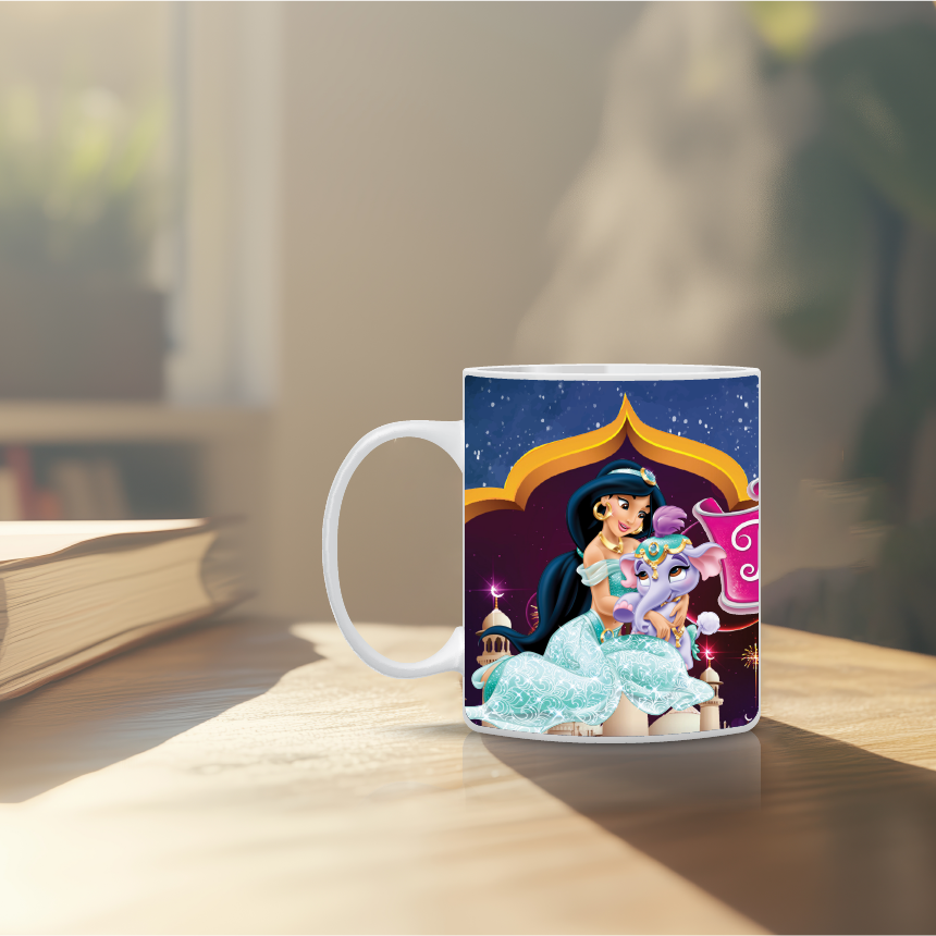 Παιδική κούπα Jasmine με όνομα παιδιού – προσωποποιημένο δώρο για κορίτσι